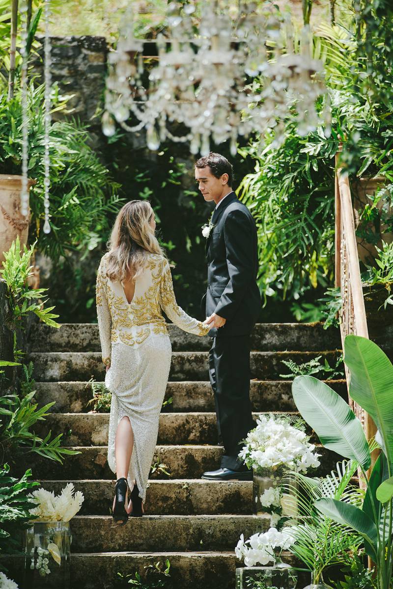 Ice Gold, An Elegant Island Elopement